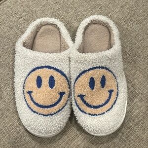 Smiley face slippers